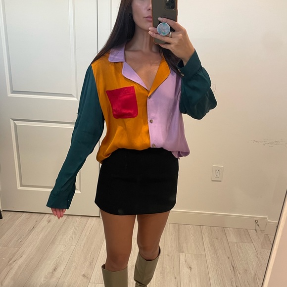 FARM Rio Tops - Farm Rio Anthropologie Button Up Blouse